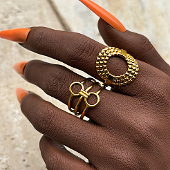 201 комплект манжетных колец из нержавеющей стали&nbsp;FS-WGC944F-01