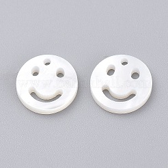 Natürliche weiße Muschel Perlmutt Muschel Charms&nbsp;LS-SSHEL-L018-002