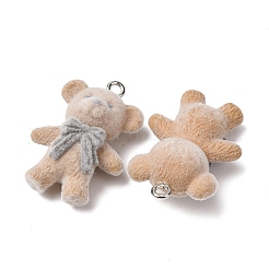 Beflockung von Anhängern aus opakem Harz&nbsp;FIND-P035-13P