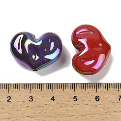 УФ-покрытие непрозрачные радужные переливающиеся акриловые бусины SACR-R001-01A