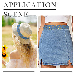 5 ярд полиэстеровой ленты для тиснения с 3D-звездой и золотом&nbsp;OCOR-TAC0023-14B