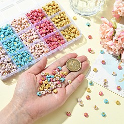 900шт 5 цвета покрытия акриловых бусин&nbsp;OACR-YW0002-42