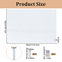 Разделочная доска из закаленного стекла с теплопередачей DIY-WH0349-389A