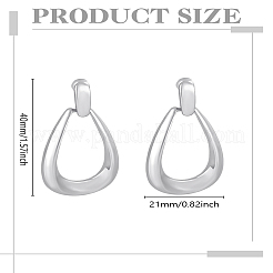 1 пара сережек-гвоздиков из цинкового сплава&nbsp;EJEW-LP0003-60P