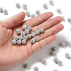 Pave disco бусины RB-Q195-6mm-001