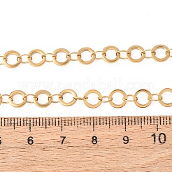 Цепочки из нержавеющей стали 304 с кольцами и звеньями толщиной 6 мм&nbsp;NJEW-P343-01A-G