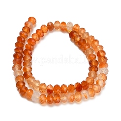 Натуральные полосатые агатовые бусы G-Z111-A01-01