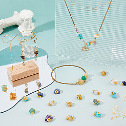 7 подвеска из натуральных и синтетических камней смешанного цвета&nbsp;PALLOY-FH00143