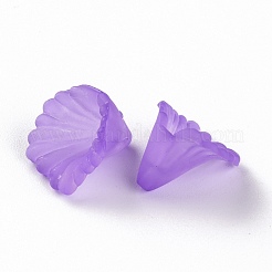 Матовые акриловые колпачки из бисера MACR-S371-10A-747