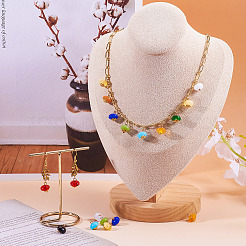 20 шт. 10-цветные подвески-рондели из искусственного нефрита&nbsp;FIND-TA0004-62