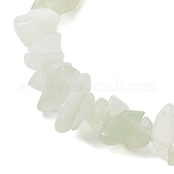 Браслеты с подвесками из натурального нефрита и бусинами&nbsp;BJEW-JB12312-02