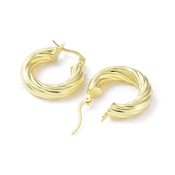 Orecchini con cerchio in argento sterling&nbsp;EJEW-K258-12G