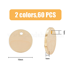 60 шт. 2 стиля латунный кулон&nbsp;KK-HY0001-51