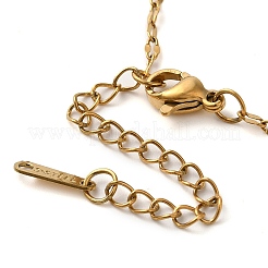 Ожерелья с подвеской в виде лисы из латуни с прозрачными кубическими цирконами и зеленым стеклом&nbsp;NJEW-M080-02G