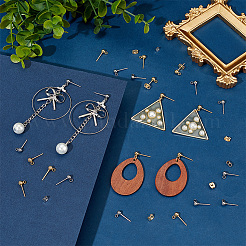 100 шт. двухцветный шарообразный гвоздик из нержавеющей стали 304 STAS-PH0005-21