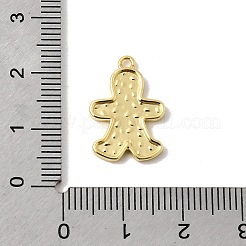 Рождественские латунные эмалевые подвески KK-L258-05G-B02