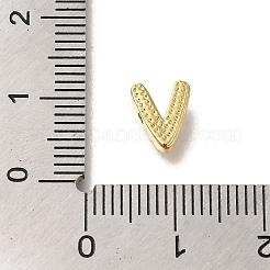 Placage de crémaillère en laiton micro pavé de perles de zircone cubique claires&nbsp;KK-G500-30G-V