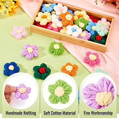 30 шт. 15 цвета хлопчатобумажные аксессуары для вязания вручную&nbsp;DIY-TA0012-97