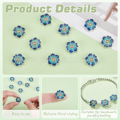 20шт эмалевые бусины из сплава ENAM-PH0002-92