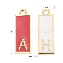 26pcs 26 pendentifs en émail en alliage de style&nbsp;ENAM-LS0001-36
