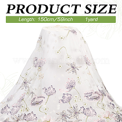 3d цветок органза полиэстер вышивка орнамент аксессуары DIY-WH0632-47A