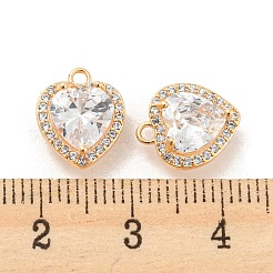 Латунные микро проложить кубического циркония подвески&nbsp;KK-E090-05G