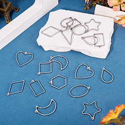 22 шт. 11 стиля подвески из нержавеющей стали 304&nbsp;STAS-TA0003-20