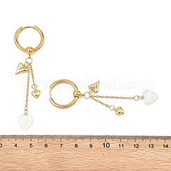 Pendientes de aro con forma de corazón para el día de San Valentín&nbsp;EJEW-JE07078