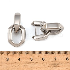 Pendientes colgantes de aro de acero inoxidable 304 para mujer&nbsp;SA-CBAABBA-16P