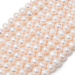 Fili di perle di perle d'acqua dolce coltivate naturali&nbsp;PA-CBABE82-06B