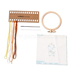 Наборы для вышивки мультяшных животных своими руками DIY-G037-02C