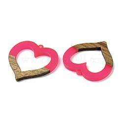 Подвески из смолы и ореха WOOD-I013-09C