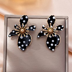 Серьги-гвоздики с железной эмалью&nbsp;FS-WG81567-01