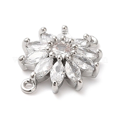 Латунные подвески из прозрачного кубического циркония&nbsp;KK-G503-27P