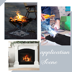 Сварочное одеяло из предварительно окисленного волокна&nbsp;AJEW-WH0248-906