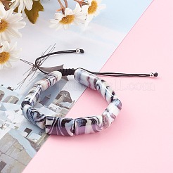 Регулируемые нейлоновые нити плетеные браслеты из бисера BJEW-JB06070-02