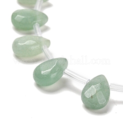 Verdes naturales abalorios aventurinee hebras&nbsp;G-Q167-A06-02D