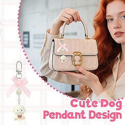 Подвесные украшения из искусственного жемчуга и смолы&nbsp;HJEW-YW00332