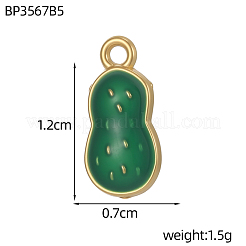 Подвески из нержавеющей стали 304 с эмалью&nbsp;STAS-OY011-01G