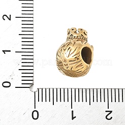 Европейские бусины из нержавеющей стали 304 STAS-S185-02G