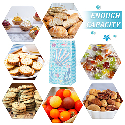 12 шт. 4 стиля бумажные пакеты на морскую тематику AJEW-WH0283-19