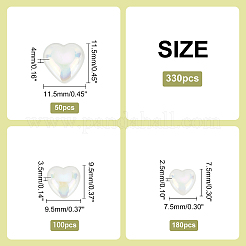 Абс пластмассовые имитационные жемчужные кабошоны PACR-AR0001-02