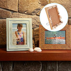 10 комплект кронштейнов для фоторамки из железа и пластика&nbsp;ODIS-GO0001-04B