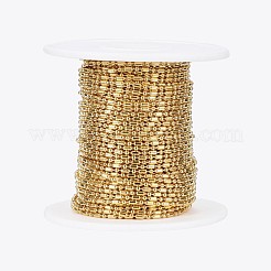 Шариковые цепи из нержавеющей стали 304 с ионным покрытием (IP) ручной работы&nbsp;STAS-F136-13G-10m