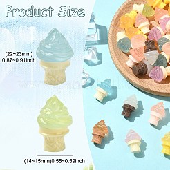 Adornos luminosos de resina para exhibición de helados&nbsp;RESI-CJZ0001-10