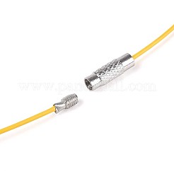 Стальной проволоки браслет шнура поделки материалы для ювелирных изделий  TWIR-R004-02