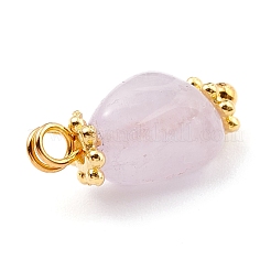 Натуральные аметистовые подвески с лавандой PALLOY-JF01093-01