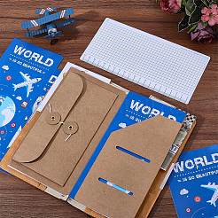 Diario cuaderno de viaje hoja de plástico&nbsp;OFST-CP0001-20B