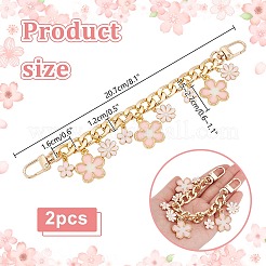 Алюминиевые бордюрные цепи удлинители сумок&nbsp;AJEW-PH01576