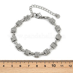 Браслеты-цепочки из нержавеющей стали 304 для женщин BJEW-Z143-07P